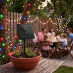 Luces Navideñas Solares Luces 30 Led Solar Luces Navidad 10m_4 Luces navideñas solares multicolor 30 LED exterior