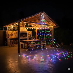 cascada Cascada navidad colores solar